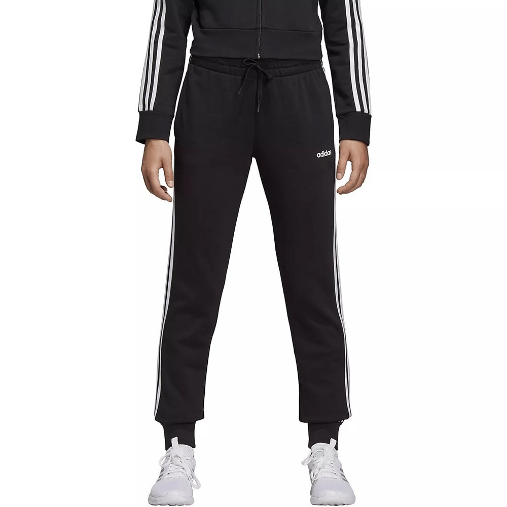 adidas Women's Essentials 3-Stripes Fleece Pants- DP2384